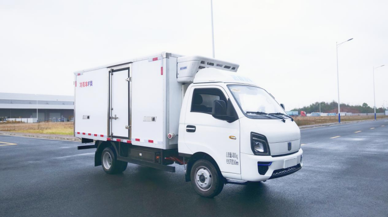 远程锋锐V5E纯电冷藏车，为鲜活农产品保驾护航