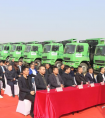 绿动保定 共筑未来 万物友好纯电自卸车批量交付保定保雄